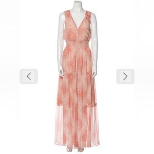 Ramy Brook Elegant Peach Maxi Dress